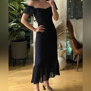 SOLD - Reformation Butterfly Dress Blue